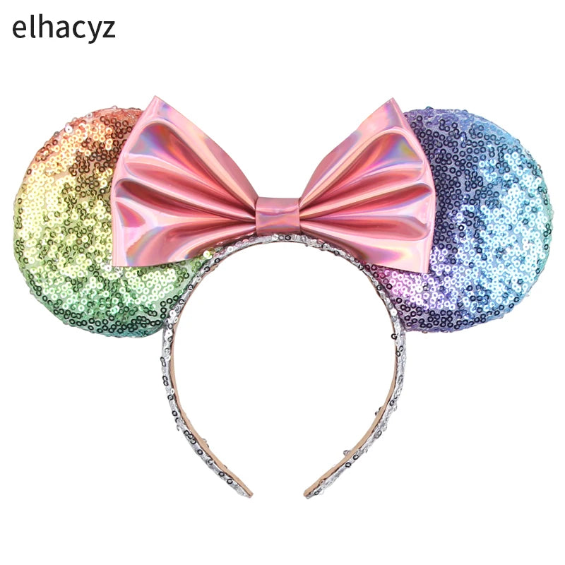 Big Classic Polka Dot Bow Minnie Mouse Ears Headband – Festival & Party Hairband for Women & Girls, Disney Trip Accessories