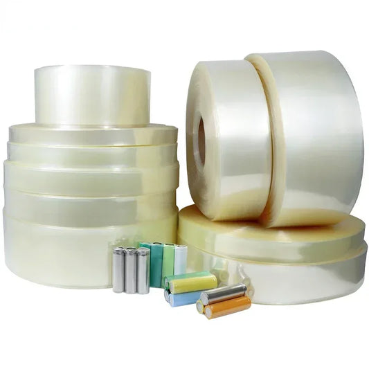 18650 Battery PVC Heat Shrink Tube - Clear Insulation Wrap Protective Film Sleeve for Lithium Battery Pack Cable Protection