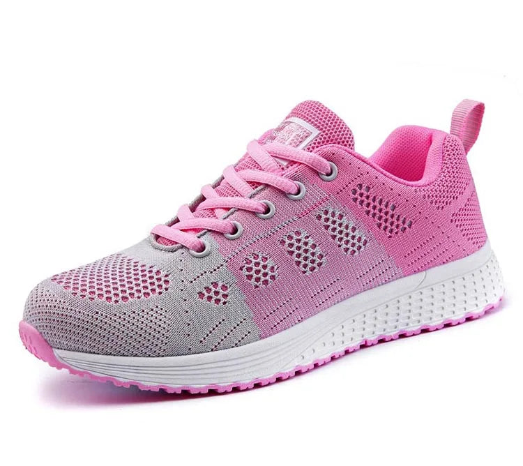 New Women's Lace-Up Flats – Casual Sneakers, Soft & Comfortable, Plus Size Available