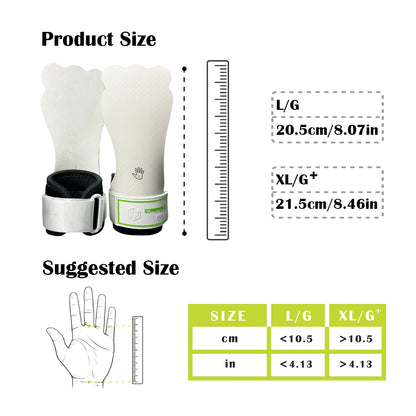Crazy Fox Hand Grips - Colorful Anti-Slip Calluses Protection for Weightlifting, Pull-Ups & Cross Training