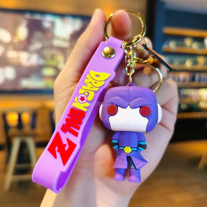 Kawaii Dragon Ball Z Keychain – Super Saiyan Goku, Bulma, Broly, Piccolo & Majin Buu Car Pendant Toy Gift