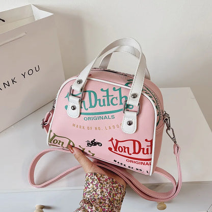 Large Capacity Crossbody Bag for Women - Retro Versatile Shoulder Purse Handbag
