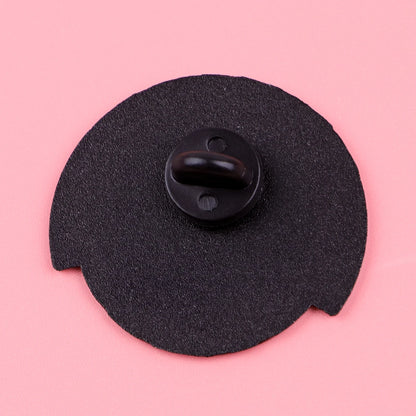 Funny Witch Enamel Pin — Halloween Lapel Brooch for Backpacks, Cosplay & Party Gifts
