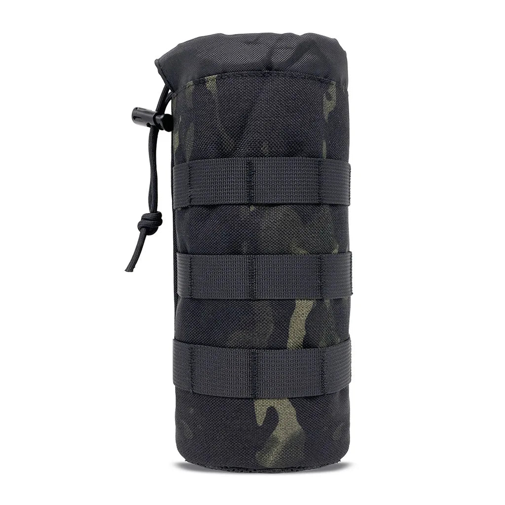 MOLLE Tactical Water Bottle Holder 600D Nylon Pouch for Hiking, Camping, Hunting & Outdoor Use