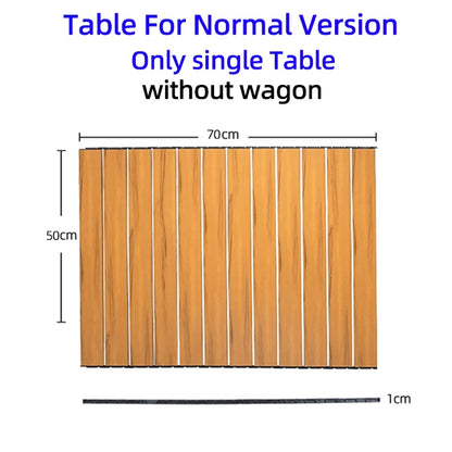 500lbs Heavy Duty Folding Tank Wheels Cart — Large Capacity Outdoor Wagon for Beach, Sand, Trolley & Camping