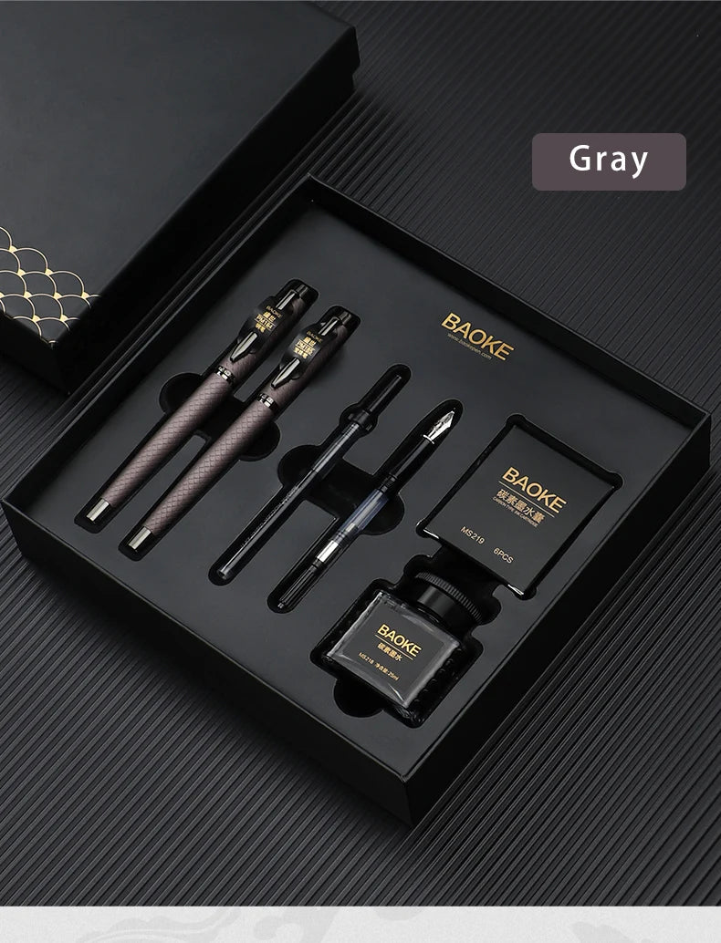 BAOKE T18 Luxury Fountain Pen & Roller Pen Set – Exquisite Gift Set