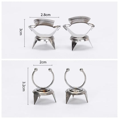 Pottery Glaze Fingertip Clip Tool – Stainless Steel DIY Ceramic Coloring & Glazing for Tea Cups and Small Crafts