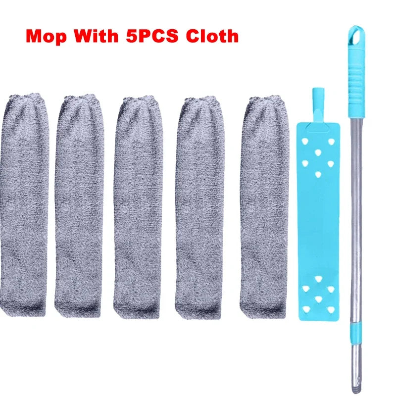 Adjustable Microfiber Long Handle Retractable Ceiling Dust Cleaner – Gap Brush Wand Mop with Extension Pole