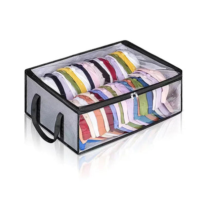 Collapsible Baseball Cap Storage Box - Large Capacity Multifunctional Hat Bag, Holds 40 Hats, Ideal for Dormitory and Bedroom