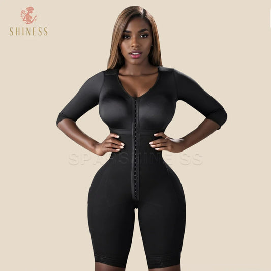 Colombian Stage 2 BBL Full Body Shaper – Post Surgery Shapewear Girdle Breathable Liposuction Faja Corset Bodysuit for Women