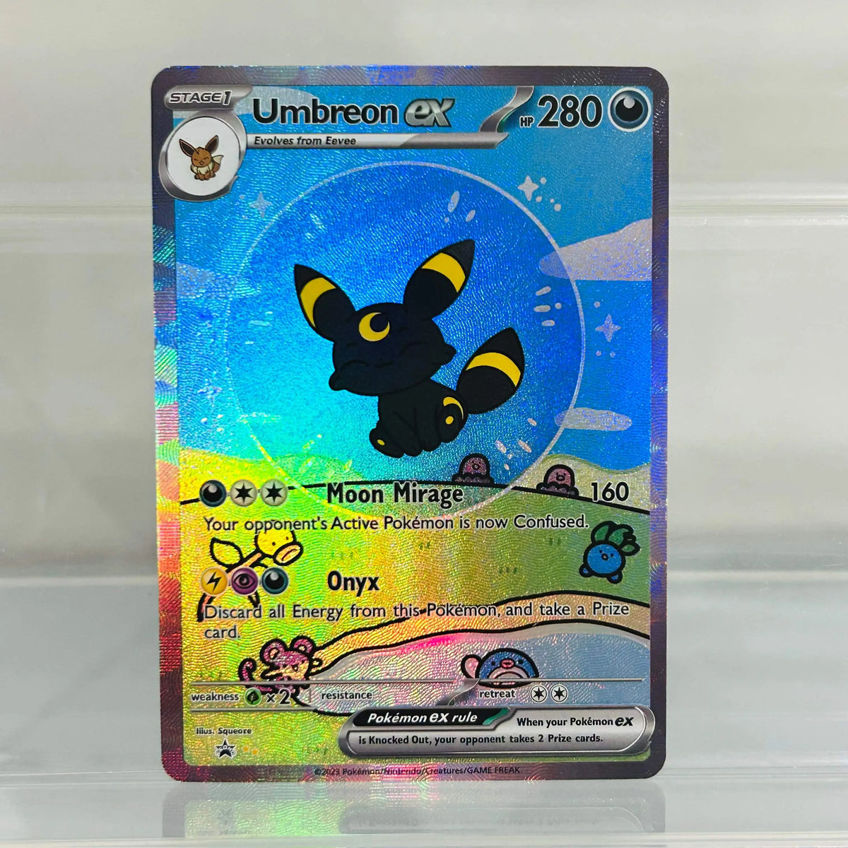 BUBBLE Series 14-Piece EX Card Set - Eeveelutions Gengar Dragonite Victini Holographic Anime Collection
