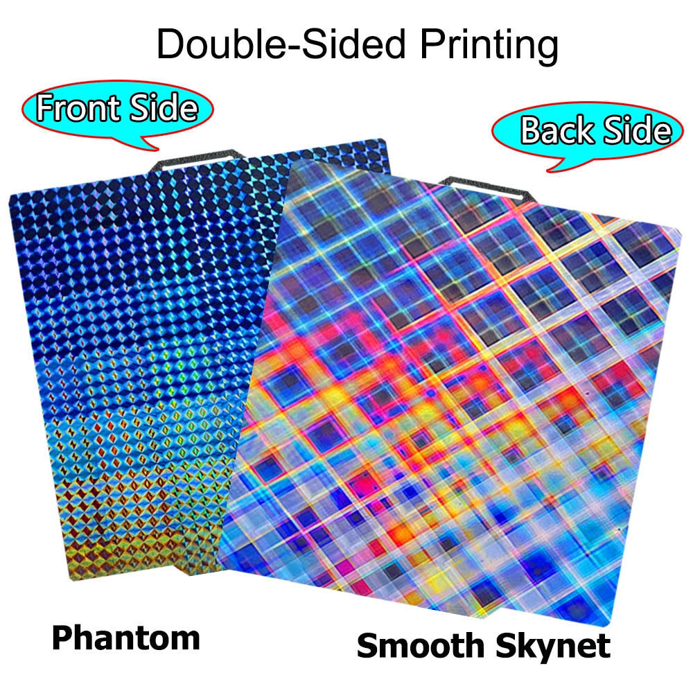 Smooth PEI Build Plate for Bambu Lab X1C, P1P, P1S & A1 – PEO/PET Heatbed Platform for 3D Printer Printing Surface