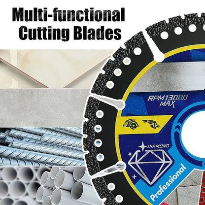 Multi-Material Cutting Blades - Angle Grinder Saw Blades for Metal, Tile, Stone, Plastic, Marble & Alloy Cutting