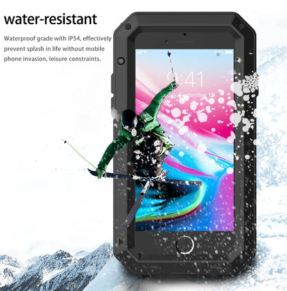 Armor Heavy Duty Protection Case for iPhone 7 to 15 Plus – 360° Metal Tank Shockproof Cover