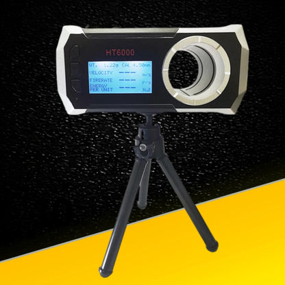 LCD Screen Bullet Firing Speed Chronograph HT6000 – Shooting Velometer for Air Gun, Paintball Gun, and Smart Speed Tester with APP