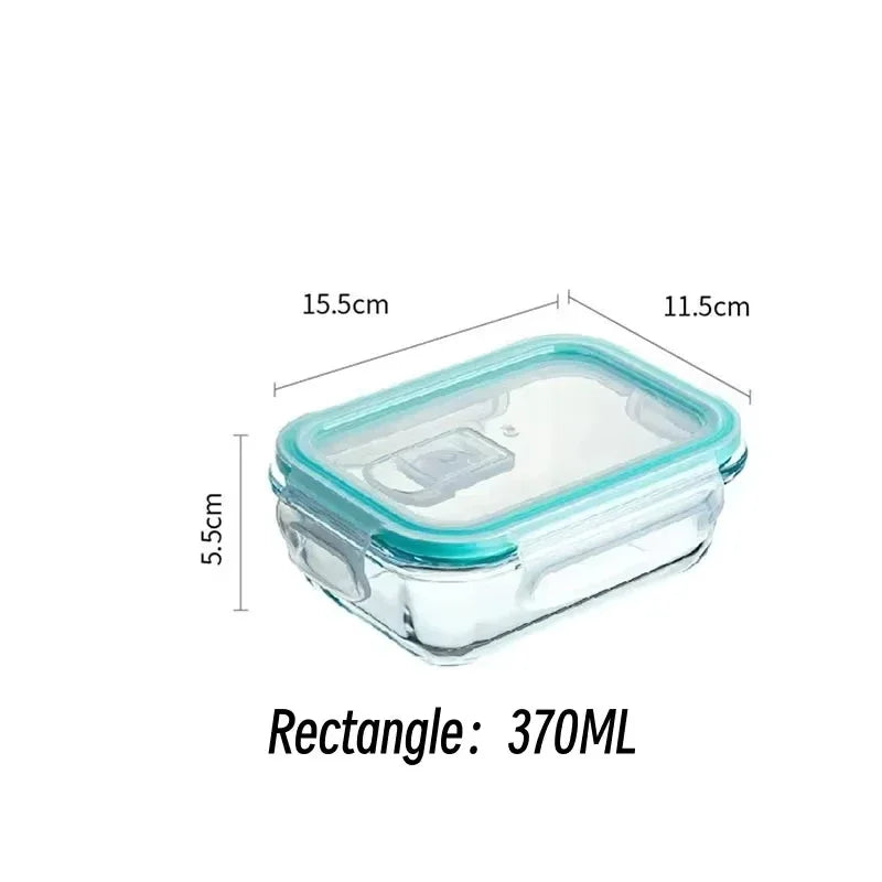Glass Food Storage Containers — Airtight Bento Boxes for Meal Prep, Microwave, Oven, Freezer & Dishwasher, BPA Free