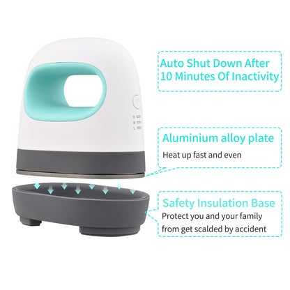 Mini Heat Press Machine – Portable T-Shirt & Vinyl Printing for DIY HTV Projects, Home & Small Business