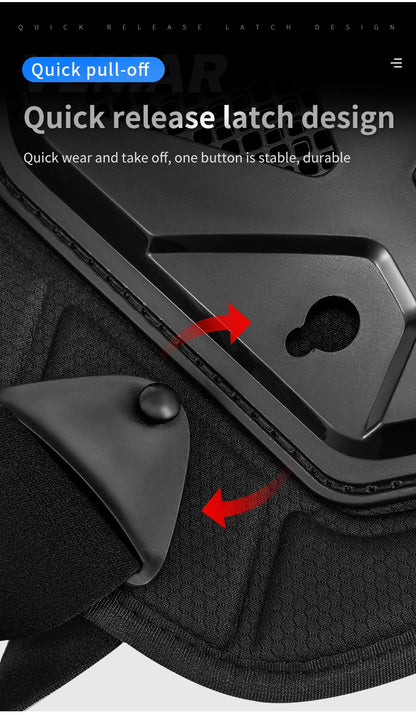 Motorcycle Motocross Racing Vest – Adult Off-Road Armor Chest Protector for Dirt Bike Safety