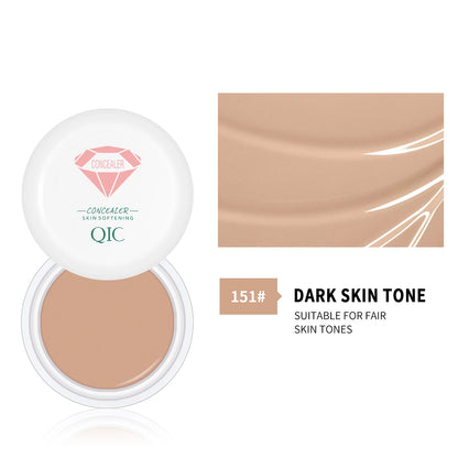 QIC Waterproof Concealer Cream - Sweatproof Full Coverage Tattoo Cover Foundation for All Skin Types