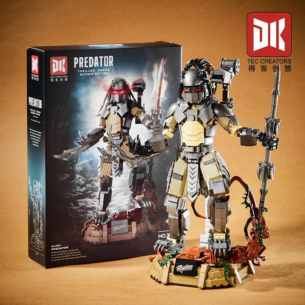 Predator MOC Building Blocks – 978PCS Alien Movie DIY Mini Figure Toy for Kids Birthday Gift