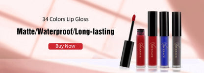 QIBEST Double-Head Glitter Liquid Eyeshadow – Contour Blush, Shimmer & Matte Pigment for Natural Cheek & Eye Makeup