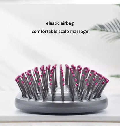 Girls Airbag Hairbrush — Wet & Curly Hair Detangling Comb, Scalp Massage Tool for Salon Styling