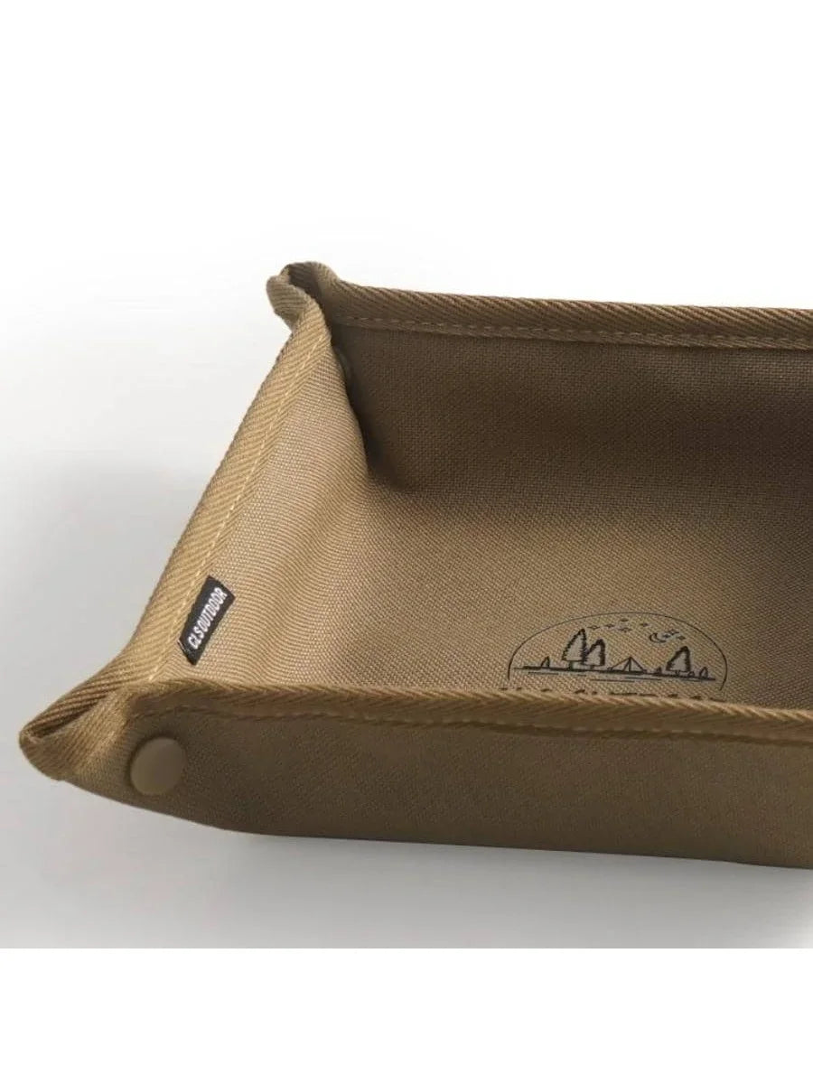 Portable Camping Organizer Tray – Compact Storage Box for Home & Travel, Clutter-Free Camping