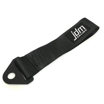 High-Strength Nylon Car Tow Strap - Universal JDM Racing Front & Rear Bumper Towing Accessory