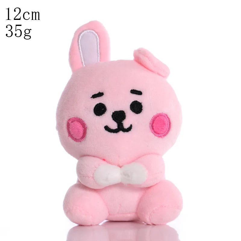 BTed 21 Plush Toys – Kawaii Mini Anime Keychain Pendant, Soft Stuffed Animal Doll Gift for Kids (12–22cm)
