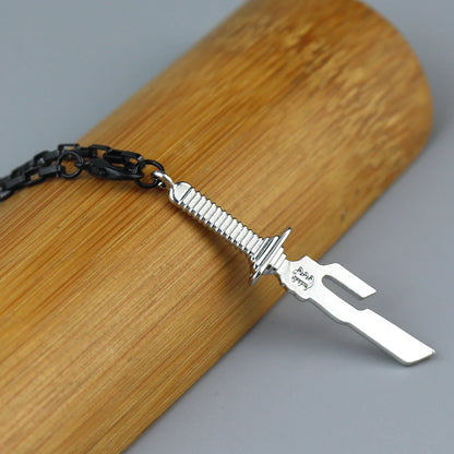 Jujutsu Kaisen Fushiguro Toji Sword Necklace - Spear of Tianri Knife Cosplay Pendant Choker Jewelry for Fans