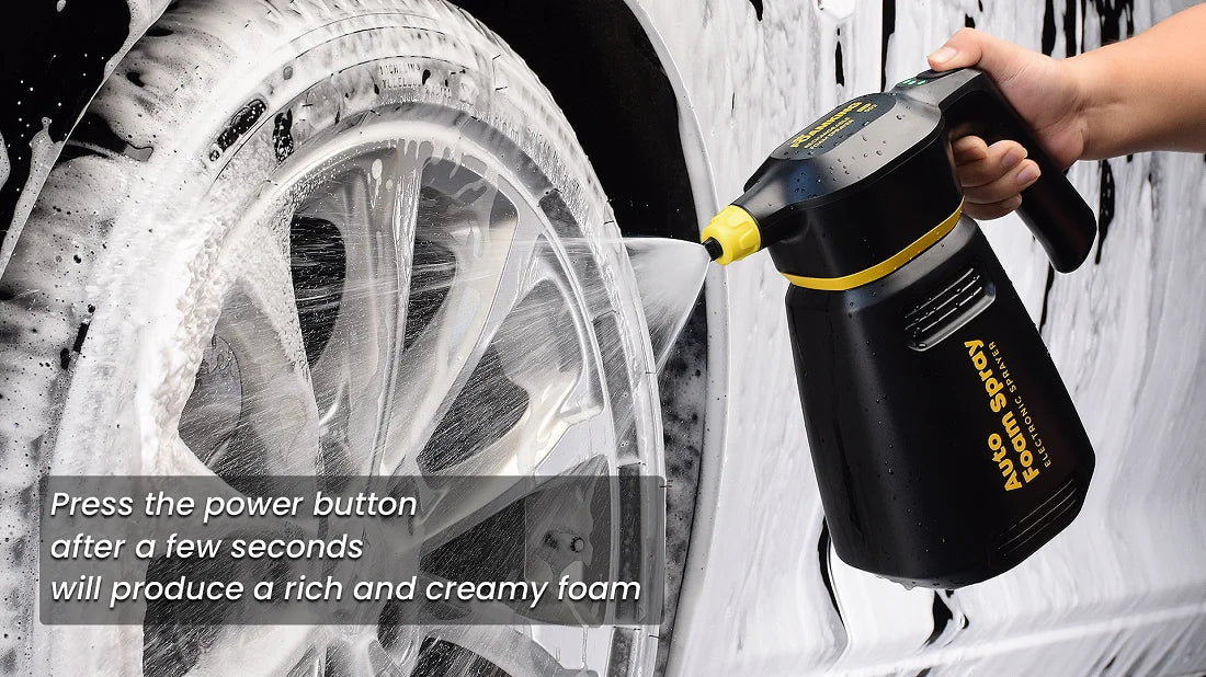 FoamBoss Electric Foam Sprayer — High-Pressure Snow Foam Cannon for Car Wash, Home & Garden Detailing