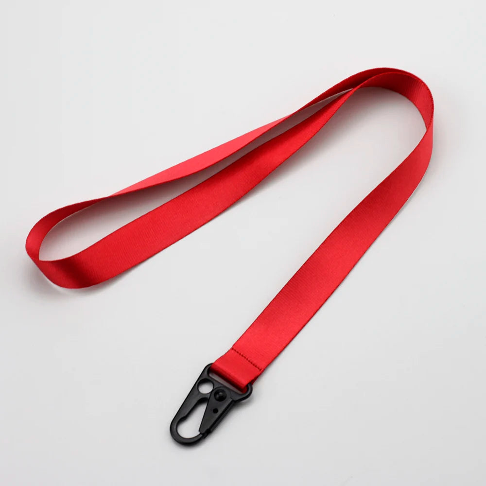 Neckband Nylon Keychain with Heavy Metal Hook – Anti-Loss Lanyard for Keys, Mobile Phone, Camera, Outdoor Safety Rope