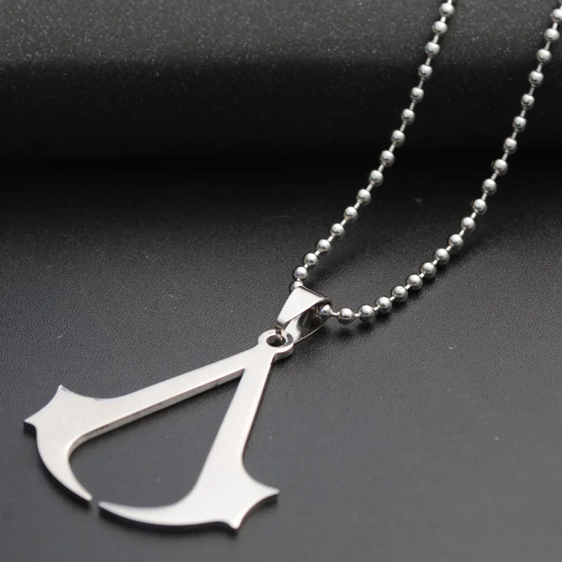 Assassin Syndicate Creed Pendant Necklace - Stainless Steel Game Cosplay Jewelry Gift