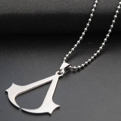 Assassin Syndicate Creed Pendant Necklace - Stainless Steel Game Cosplay Jewelry Gift