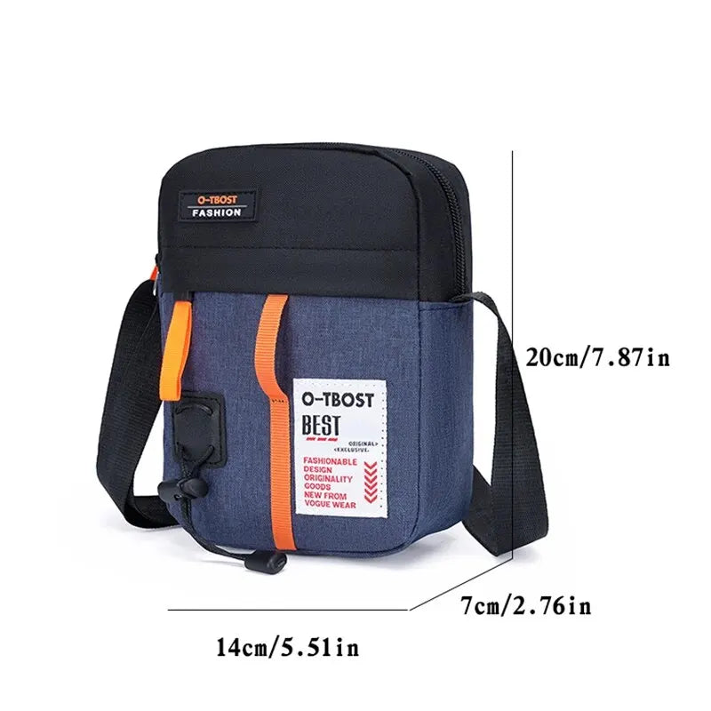 2024 Men's Waterproof Shoulder Bag - Casual Multi-Functional Crossbody Bag for Outdoor Us
