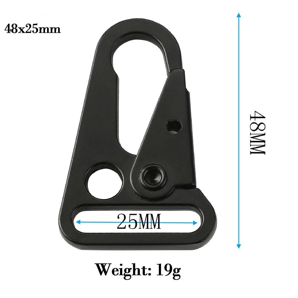 Aluminum Eagle Hook Carabiner Buckle – 10 Sizes Outdoor Climbing Strap Clip Tool