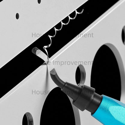 11-Piece Deburring Tool Set - High-Speed Steel Swivel Blades for Metal, Plastic, PVC, Copper, Aluminum & Resin