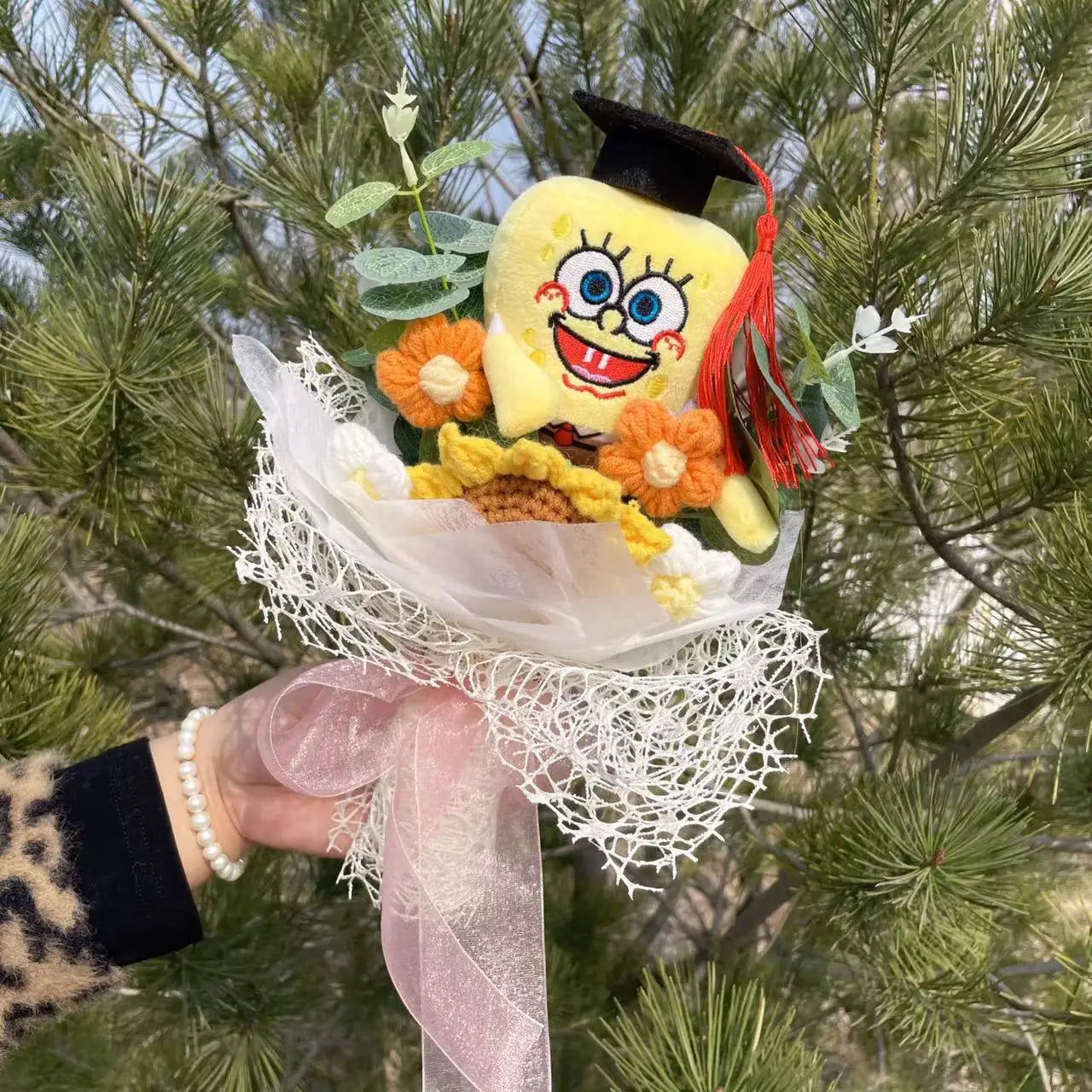 Anime Series Plush Toy Bouquet — Children’s Day, Birthday, Valentine’s & Graduation Gifts