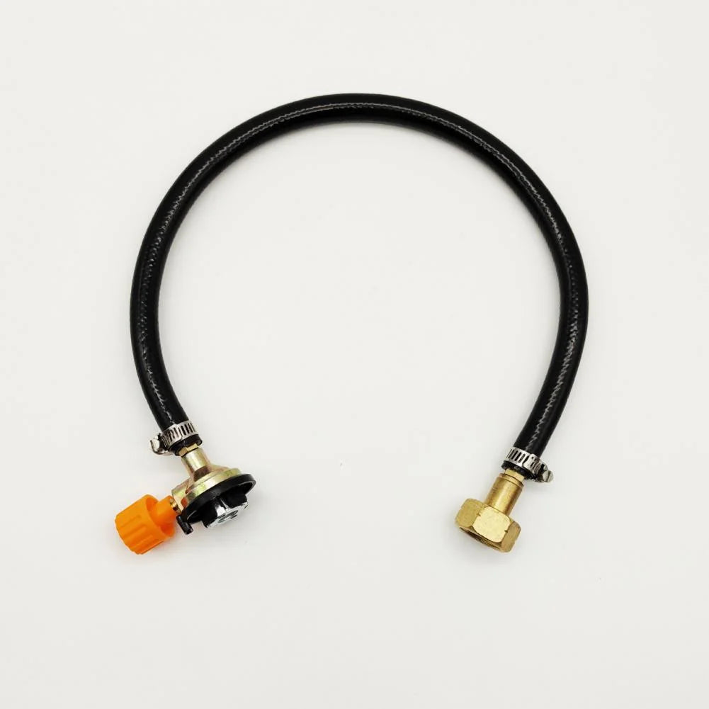 Leakproof Gas Refill Adapter: Heat-Resistant Rubber Pipe Tube for Propane Bottle Refill - Propane Refill Hose