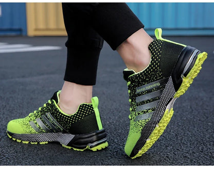 Men’s Air Cushion Running Shoes – Breathable Lightweight Marathon Sneakers for Athletic Training, Comfortable for Women
