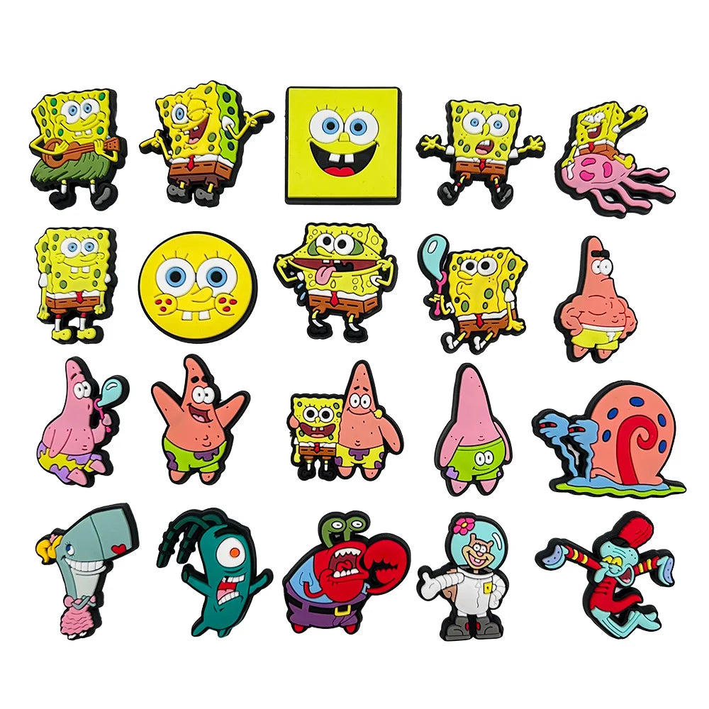 1/32pcs Cute Sponge Shoe Charms – Fun Accessories & Shoe Decorations for Women & Girls Gifts