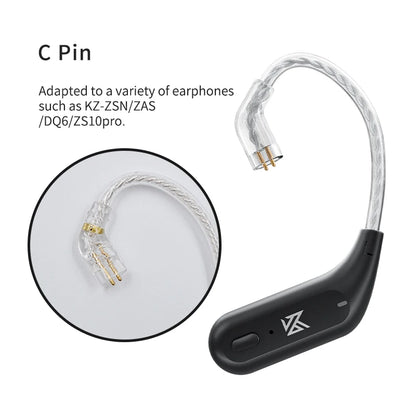 KZ AZ09 Bluetooth 5.2 Module - Wireless HiFi Ear Hook Upgrade Cable with Charging Case