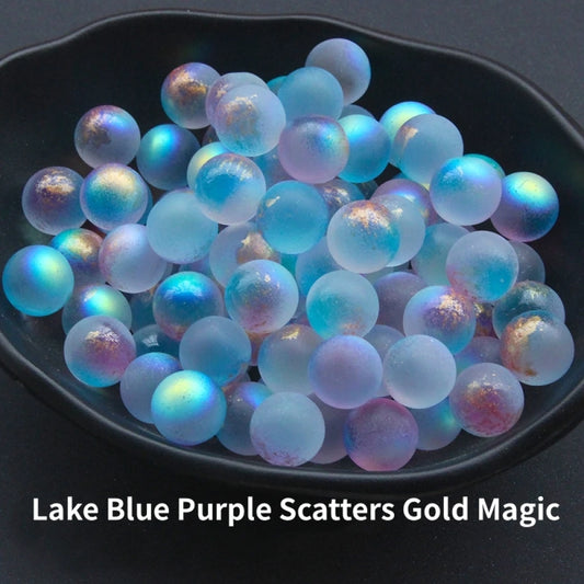 10PCS Starry Glass Marbles - Decorative Marble Set For Aquarium, Garden Pathway, Bonsai & Fun Games Accessories
