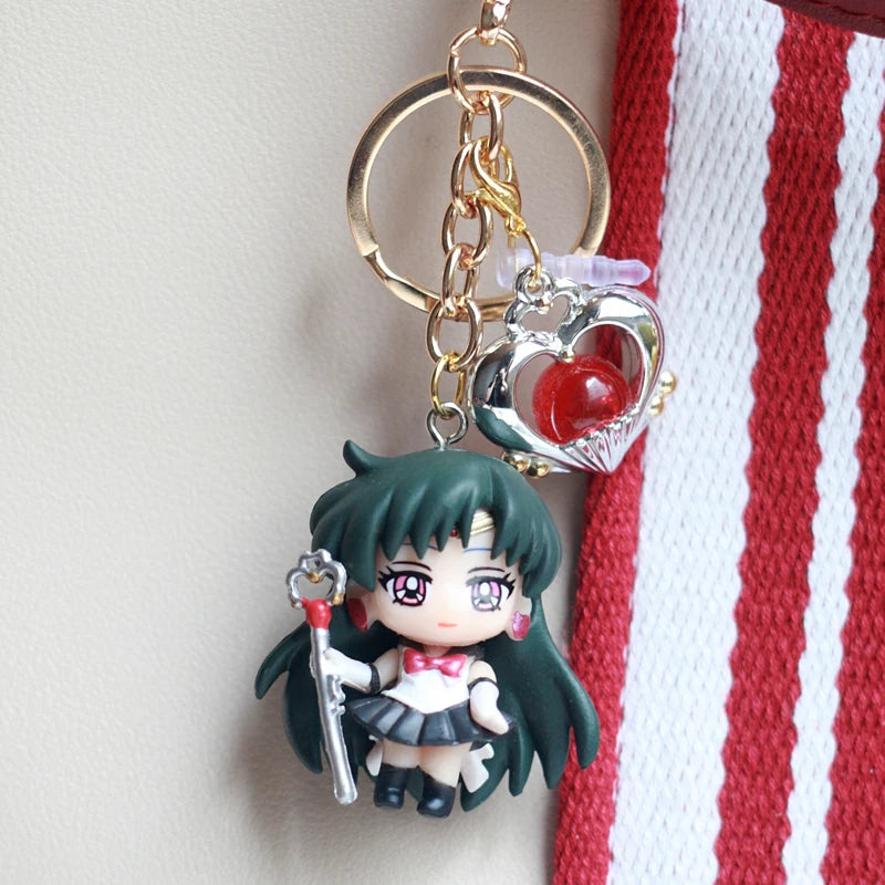 New Sailor Moon Car Keychain — Tsukino Usagi Anime Figure Keyring, Backpack Pendant Doll, Kids’ Collectible Toy Gift