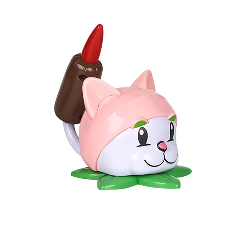 Plants vs Zombies Anime Action Figures – Peashooter & Pirate Zombie Model Set, Collectible Game Characters Kids Toy Gift Statue Figures