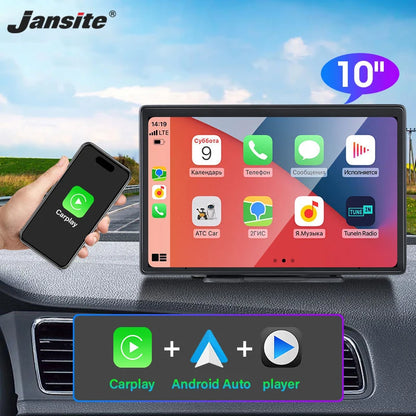 7/10" CarPlay Smart Screen - Wireless CarPlay & Android Auto Multimedia Player for Apple & Android Devices