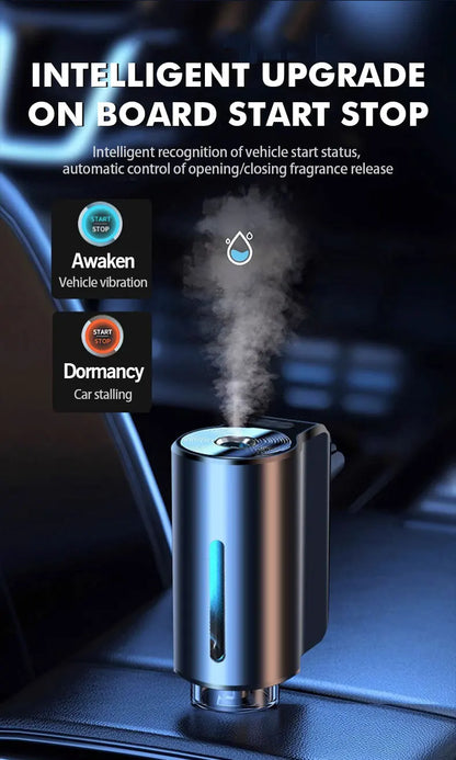 Smart Car Air Aromatherapy Diffuser – Adjustable Humidifier & Essential Oil Car Air Freshener