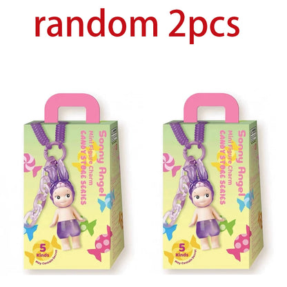 Sonny Angel Candy House Series Blind Box – Cute Doll Keychain Pendant, Handmade Birthday Gift for Girls