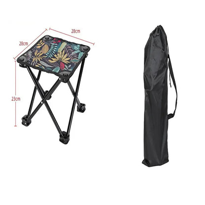 Outdoor Folding Chairs – Metal Camping & Fishing Chairs, Portable Hiking, Picnic, Beach, and Moon Sketching Stools for Tourists