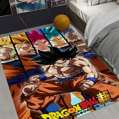 MINISO D-Dragon B-Ball Z Funky Rug — Soft Anime Carpet for Living Room & Bedroom, Perfect Gift for Fans & Collectors